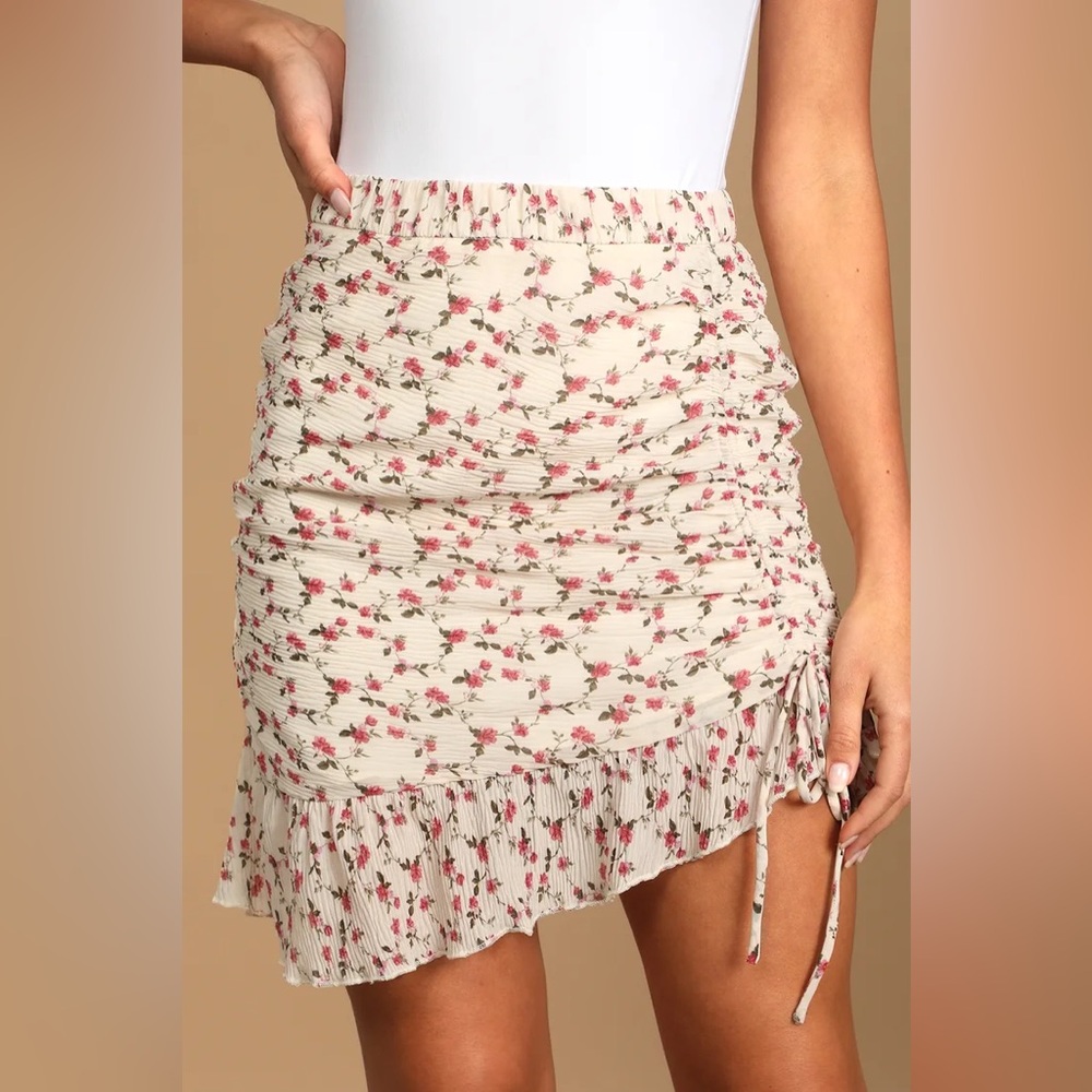 Lulu's Wrap Mini Skirt